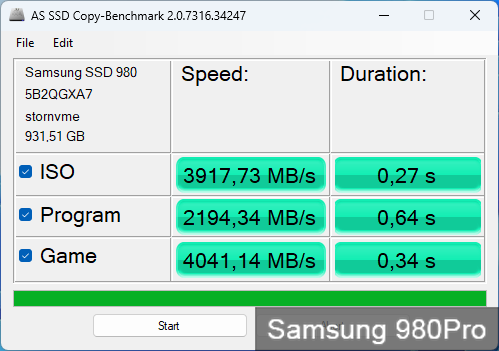 Kingston KC3000, Samsung 980 Pro та WD Black SN770