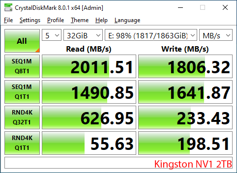 Kingston NV1 2TB