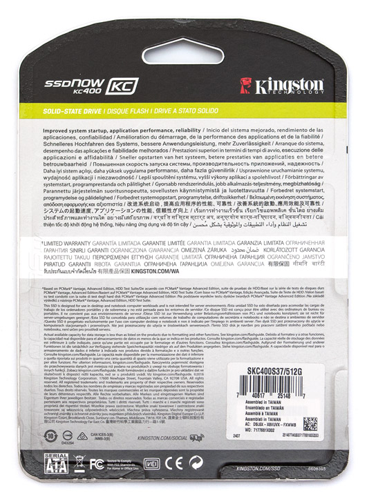 Kingston SSDNow KC400 512GB