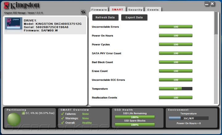 Kingston SSDNow KC400 512GB