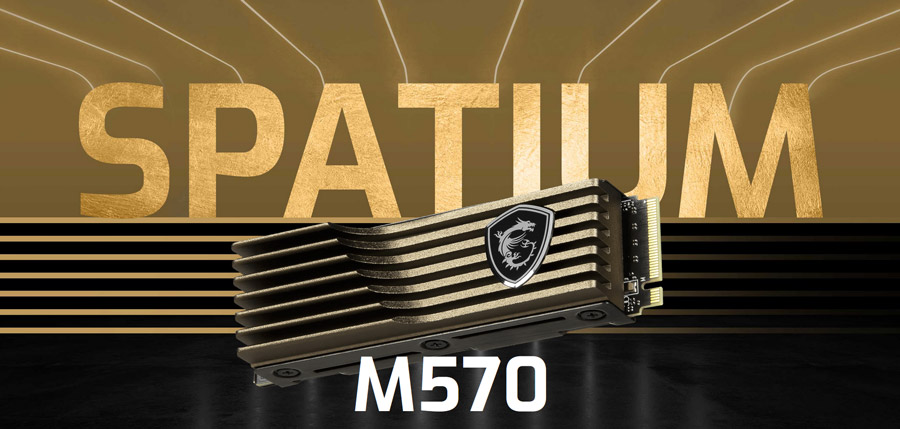MSI Spatium M570 PCIe 5.0 NVMe M.2 HS 1TB
