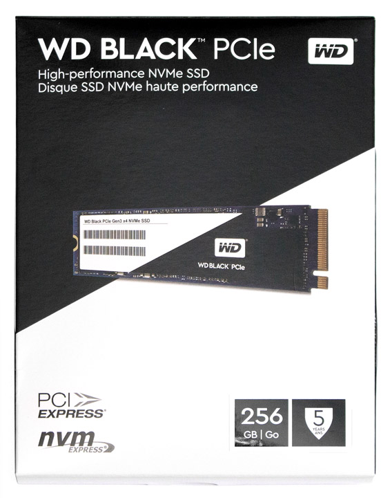 WD Black PCIe SSD 256GB (WDS256G1X0C)