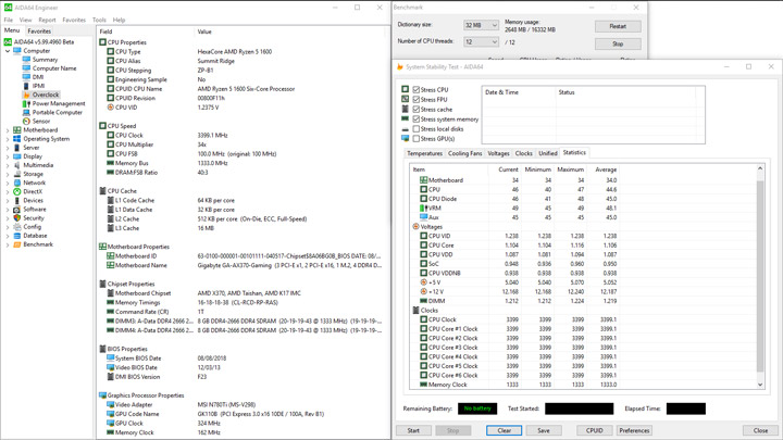 AMD Ryzen 5 1600, Gigabyte GA-AX370-Gaming и Adata XPG Gammix D10