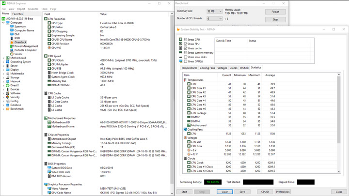 Изучение разгонного потенциала Intel Core i5-9600K