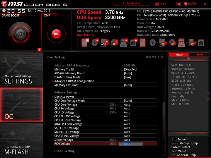 Изучение разгонного потенциала Intel Core i5-9600K