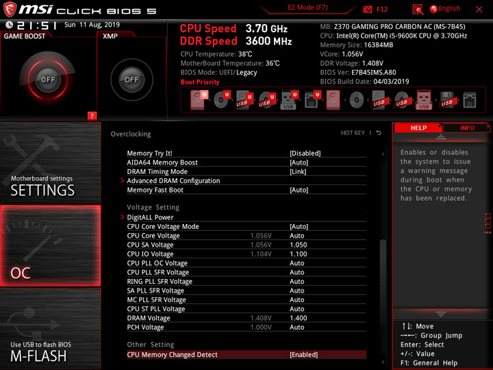 Изучение разгонного потенциала Intel Core i5-9600K