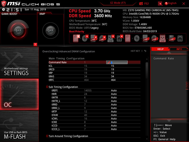 Изучение разгонного потенциала Intel Core i5-9600K