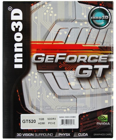 Видеокарта Inno3D GeForce GT 520 Видеокарта Inno3D GeForce GT 520