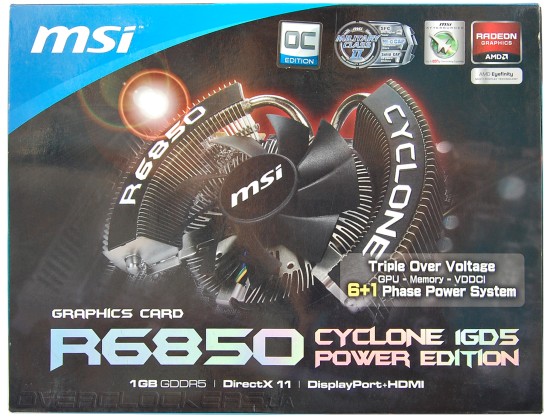 MSI R6850 Cyclone 1GD5 Power Edition/OC