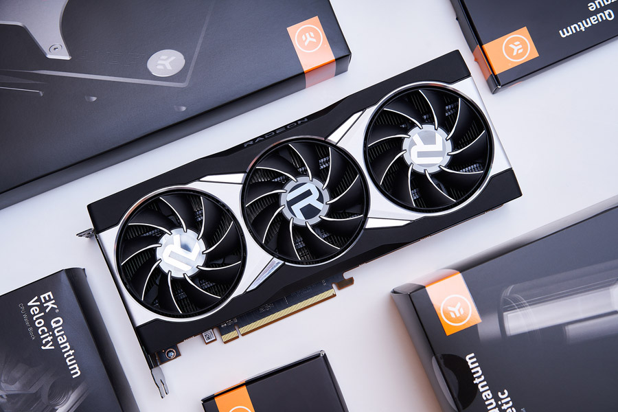 AMD Radeon RX 6800 XT и EK-Quantum Vector