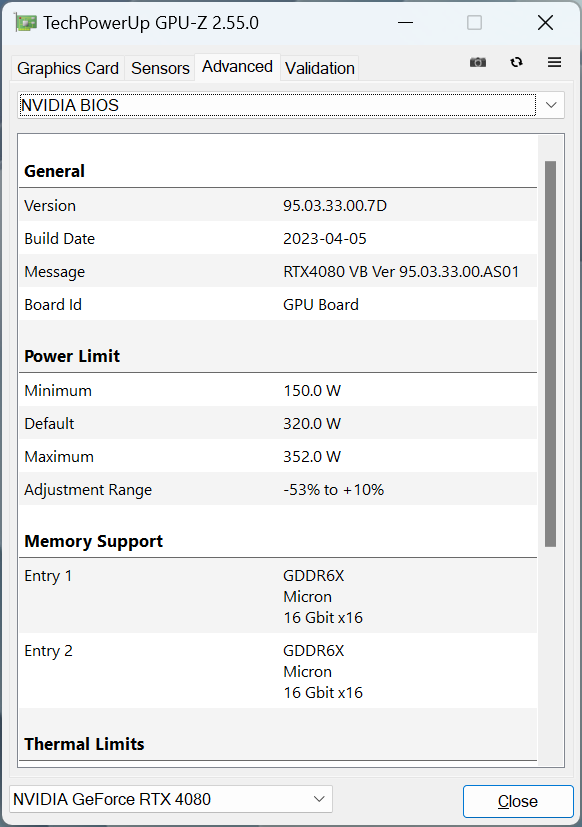 ASUS PROART-RTX4080-O16G
