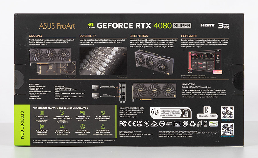 ASUS PROART-RTX4080S-O16G