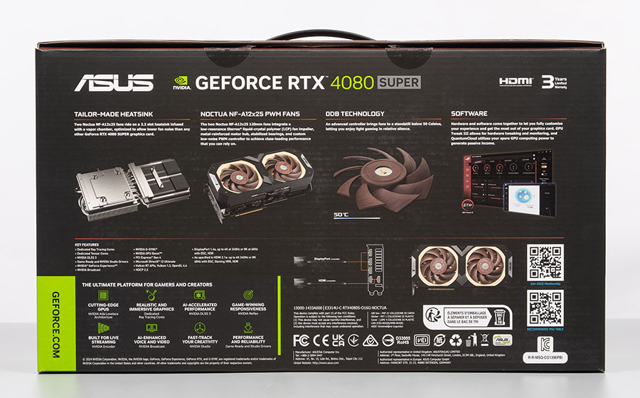 ASUS RTX4080S-O16G-NOCTUA
