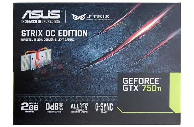 Видеокарта ASUS STRIX-GTX750TI-OC-2GD5