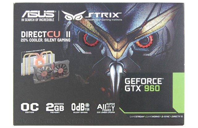 ASUS STRIX-GTX960-DC2OC-2GD5