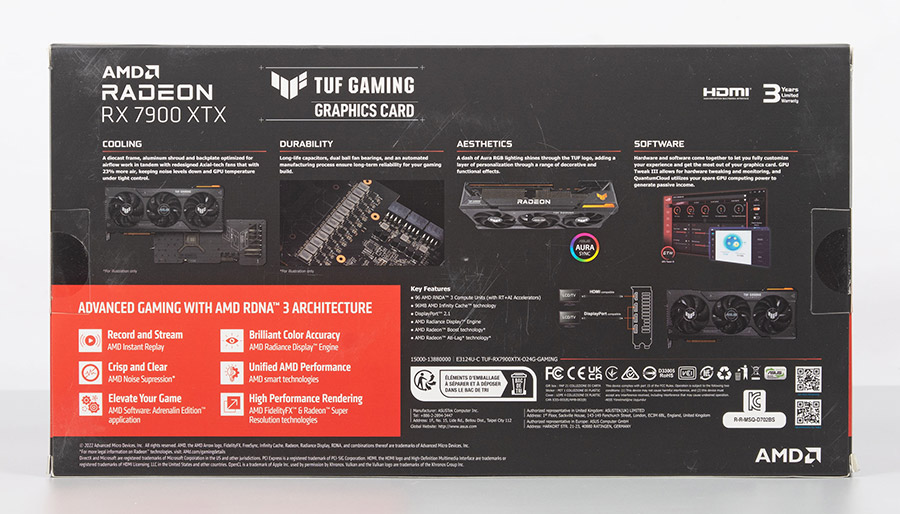 ASUS TUF-RX7900XTX-O24G-GAMING