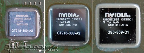 GT218, GT216, G96