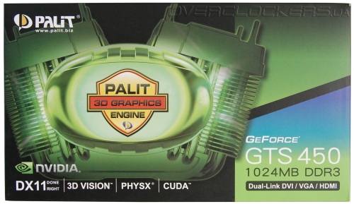 Palit GeForce GTS 450 1024MB DDR3