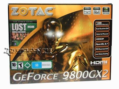 Видеокарта ZOTAC GeForce 9800GX2