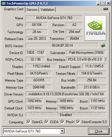 Palit GTX 760 JetStream