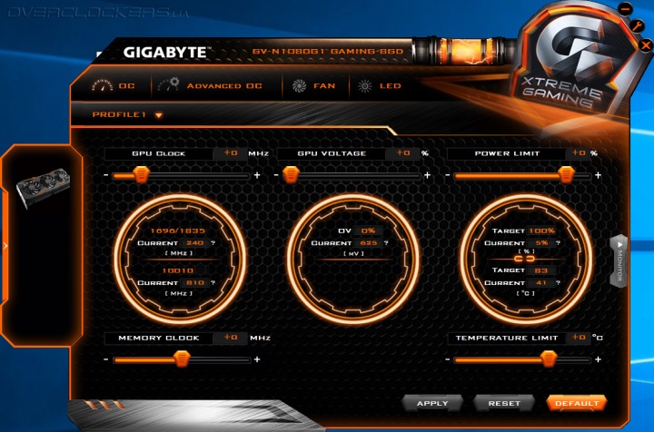 Gigabyte GV-N1080G1 GAMING-8GD