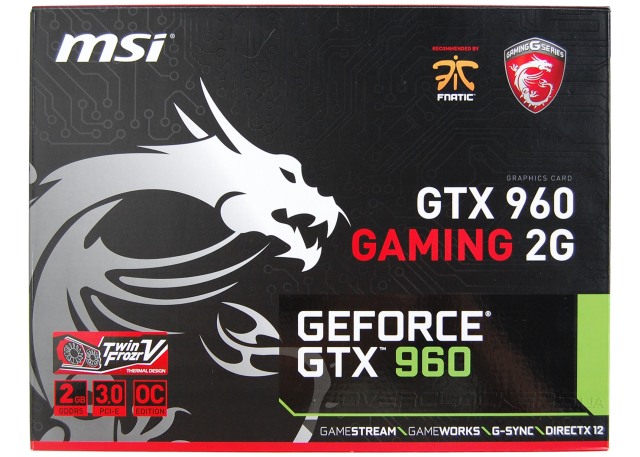 MSI GTX 960 Gaming 2G