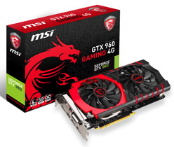 MSI GTX 960 Gaming 4G