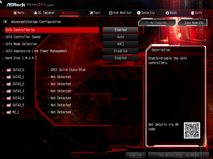 ASRock Fatal1ty Z370 Gaming-ITX/ac
